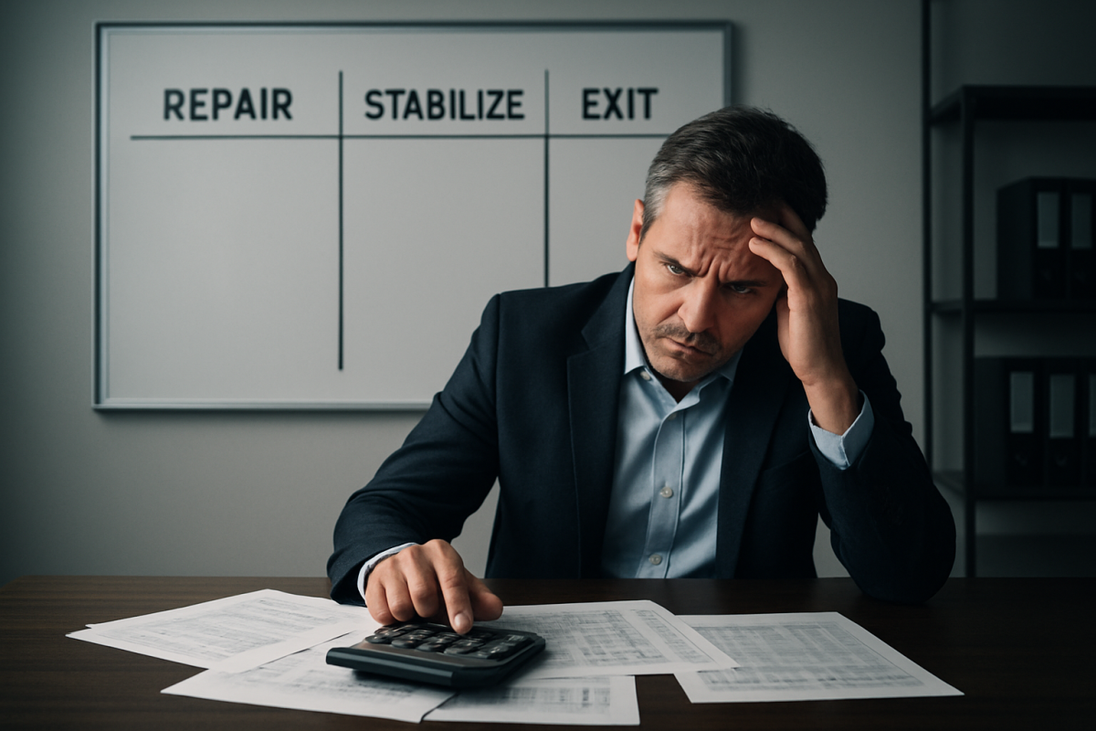 How to Triage a Broken Business Before You Borrow Again
