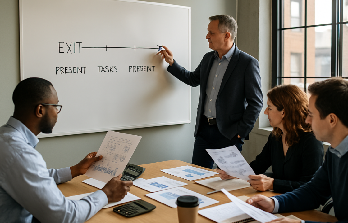 The Exit Is the Finish Line You Build Backward From
