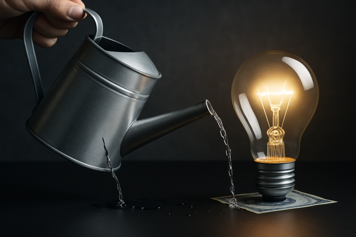If You Need Cash to Keep the Lights On, Find the Leak Before You Pour More In